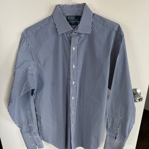 Polo Ralph Lauren "Regent" Classic Fit w/ French Cuffs: 16.5 x 34/35 - Picture 1 of 4